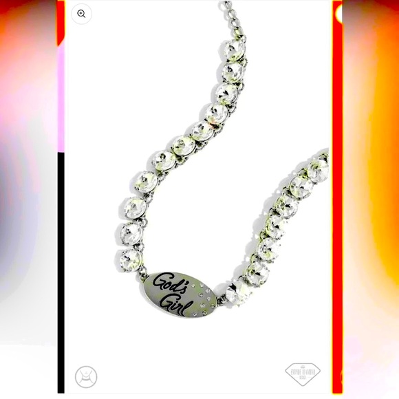 🙏🤍 “GOD’S GIRL” WHITE NECKLACE WITH FREE MATCHING EARRINGS ~ PAPARAZZI❗️ - Picture 5 of 7